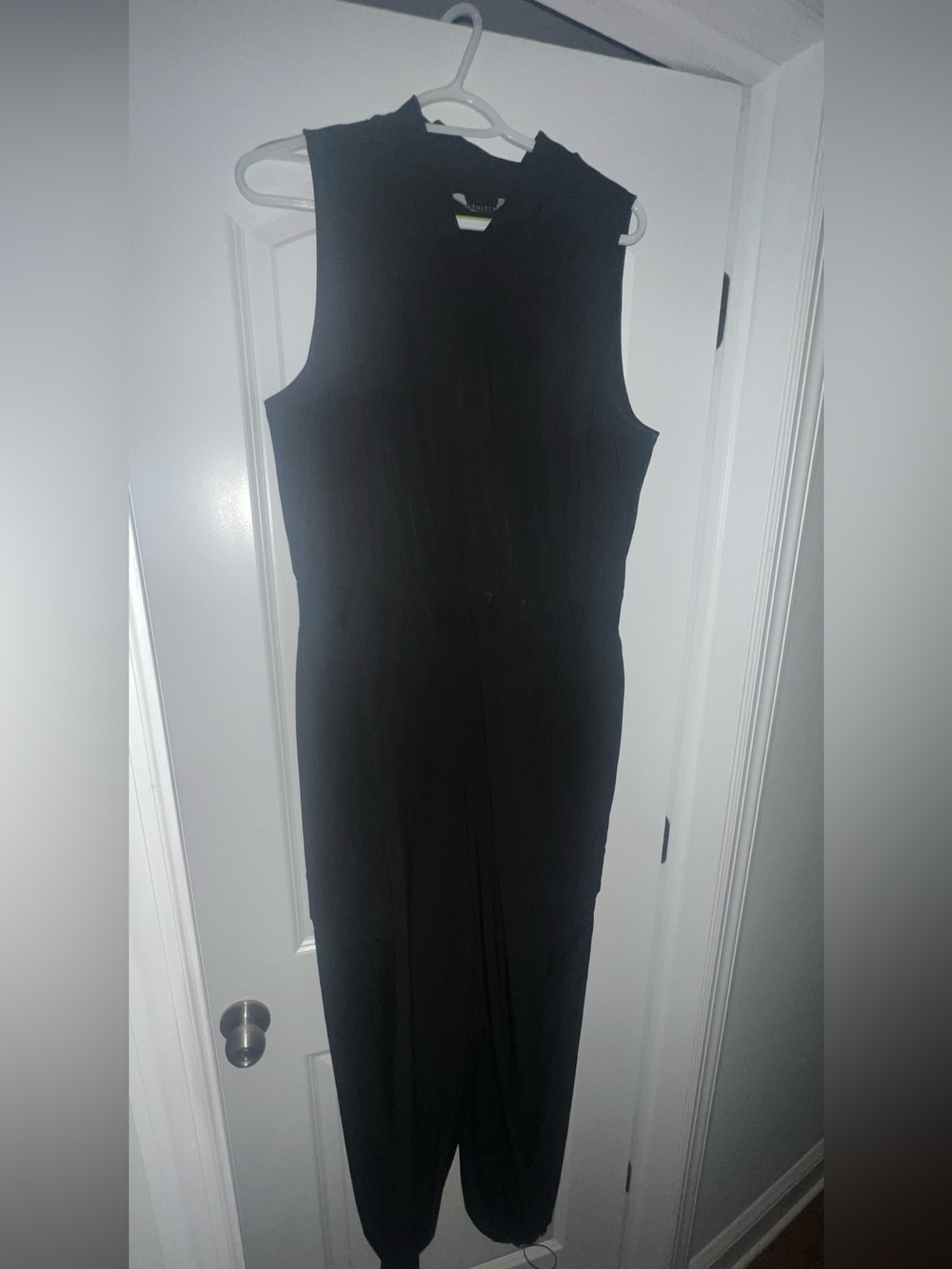 Athleta Sleeveless Black Brooklyn Jumpsuit - Classic Women's Workwear